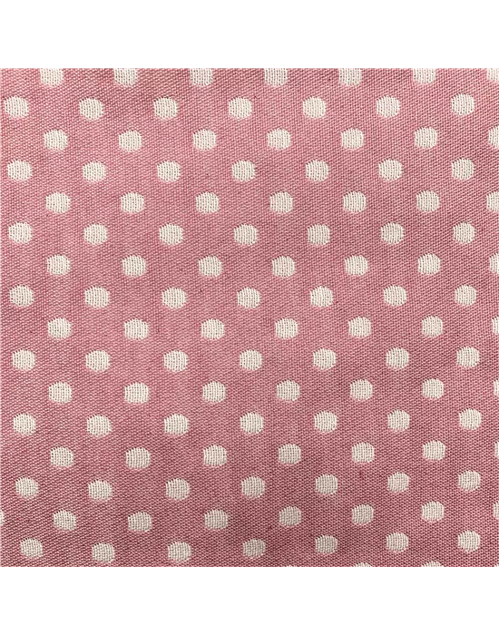 Jacquard Supreme Bolinhas Rosa