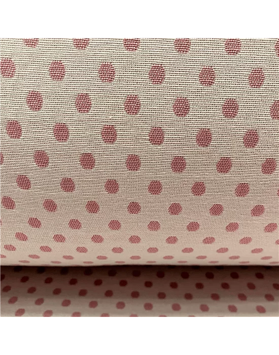 Jacquard Supreme Bolinhas Rosa